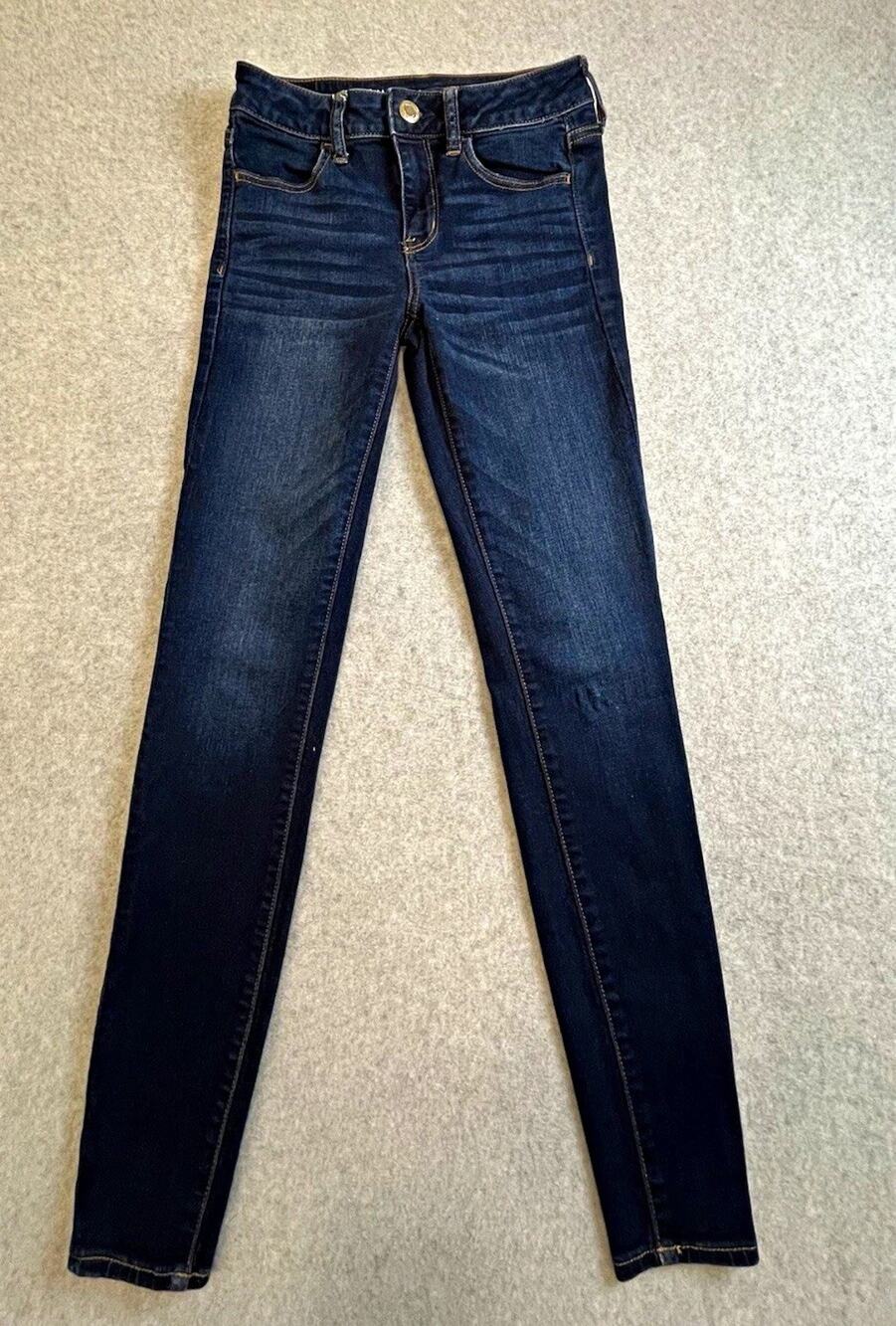 American Eagle Ne(X)t Level Stretch Jegging Jeans Womens 4L Dark Wash Blue